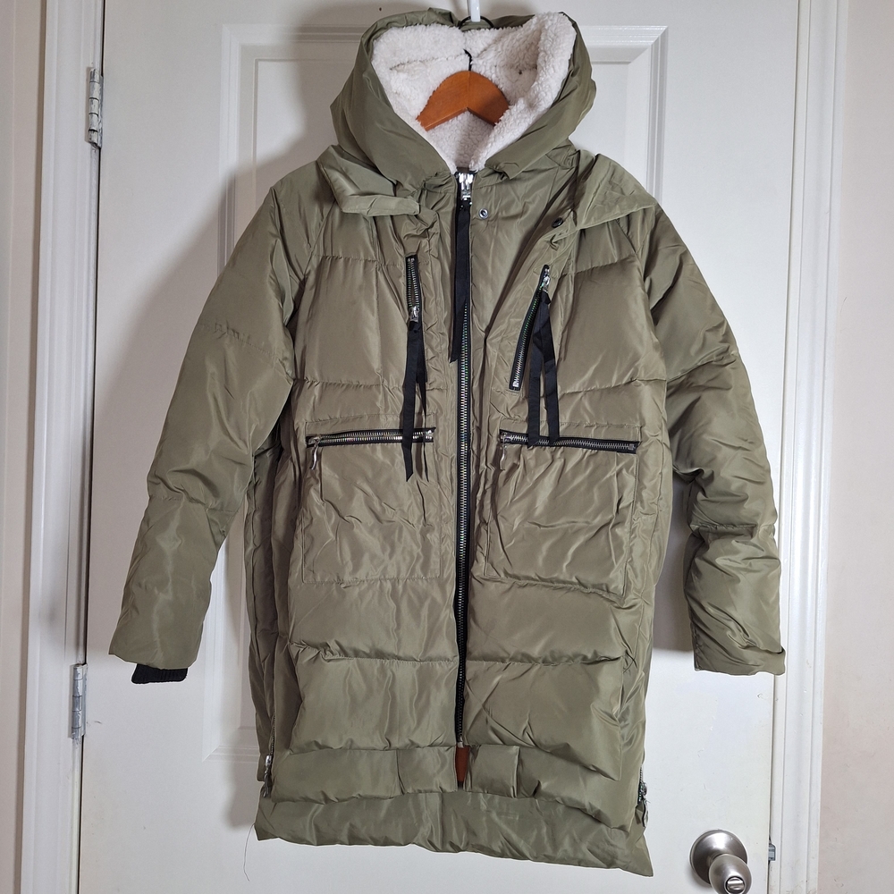 Orolay Down Puffer Women's Thickened Winter Coat Size XS